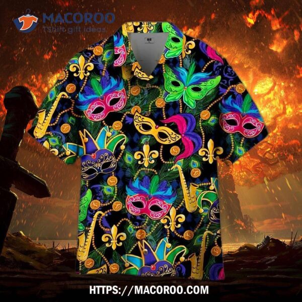 Happy Mardi Gras Fat Tuesday Carnival Hawaiian Shirt