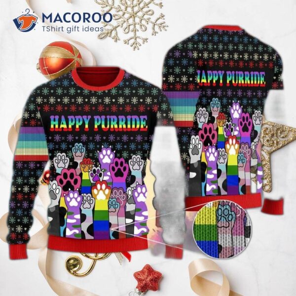 Happy Pride Ugly Christmas Sweater