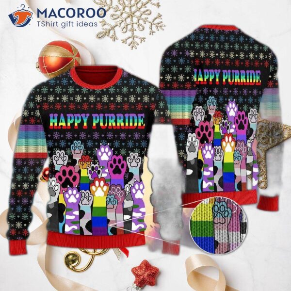 Happy Pride Ugly Christmas Sweater