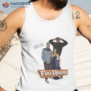 happy wife happy life full house tee shirt tank top 3
