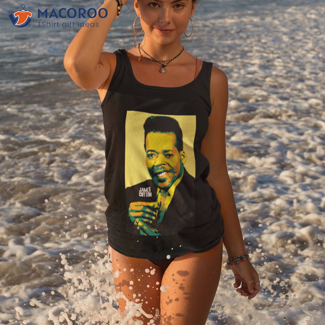 Harmonica Player James Cotton Shirt Harmonica Player James Cotton Shirt