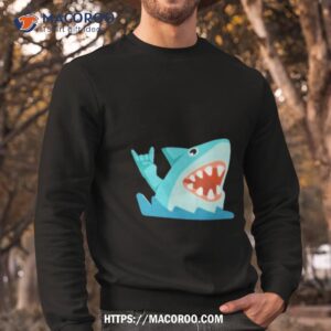 hashmojis shark devil horns shirt sweatshirt