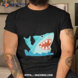hashmojis shark devil horns shirt tshirt