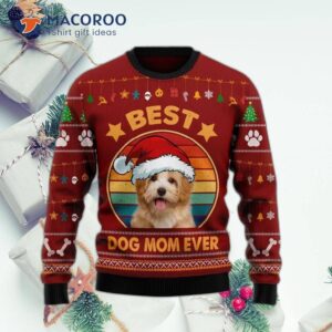 Havanese Best Dog Mom Ugly Christmas Sweater