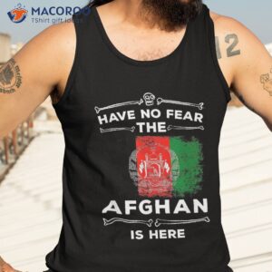 have no fear the afghan is here halloween afghanistan flag shirt tank top 3