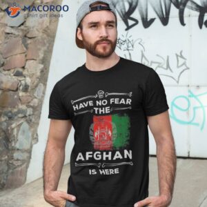 Have No Fear The Afghan Is Here Halloween Afghanistan Flag Shirt