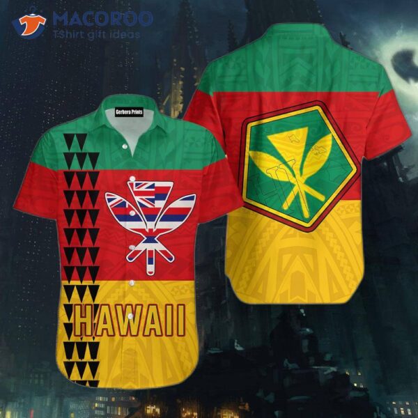 Hawaiian Kanaka Flag Polynesian Shirts