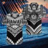 Hawaiian Polynesian Black And White Shirts