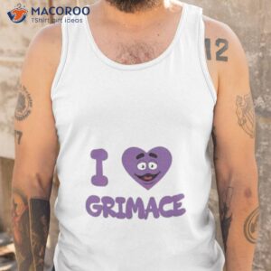 hbd grimace funny face hbd mcdonalds shirt tank top
