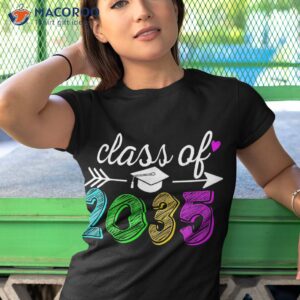 hello 1st grade back to school class of 2035 grow with me shirt tshirt 1