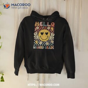 hello 2nd grade back to school second teacher kids shirt hoodie