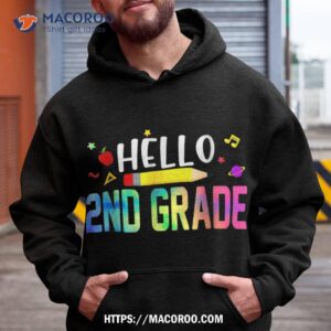 hello 2nd grade back to school teacher girls boys shirt hoodie