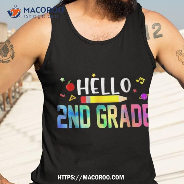 Hello 2nd Grade Back To School Teacher Girls Boys Shirt