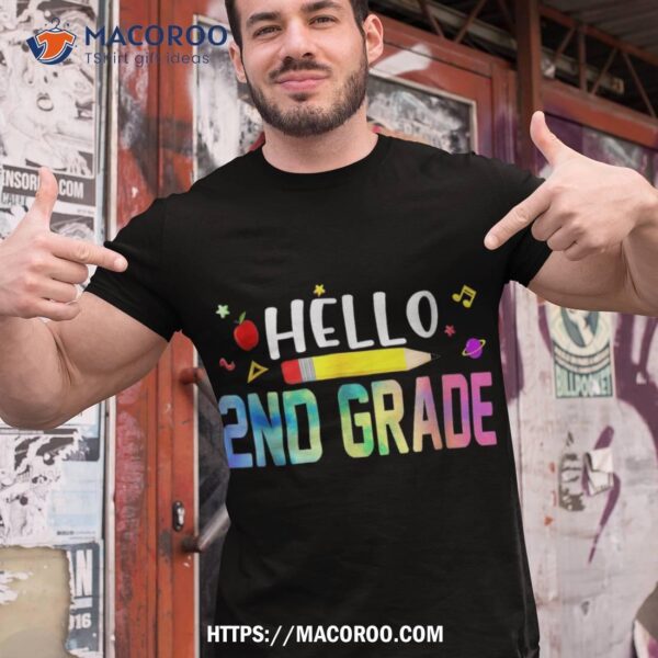 Hello 2nd Grade Back To School Teacher Girls Boys Shirt