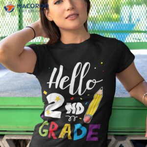 hello 2nd grade back to school teachers gift shirt tshirt 1