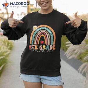 hello fourth grade rainbow back to school 4th team shirt sweatshirt 1