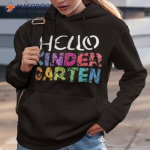 hello kindergarten first day of vibes only kids shirt hoodie 3