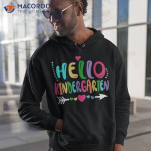 hello kindergarten heart teacher student back to school shirt hoodie 1