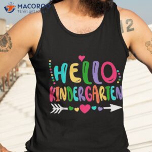 hello kindergarten heart teacher student back to school shirt tank top 3