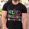 Hello Kindergarten Heart Teacher Student Back To School Shirt