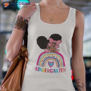 hello kindergarten rainbow cute melanin kids back to school shirt tank top 4