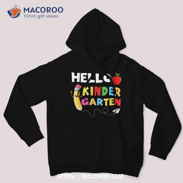 Hello Kindergarten Team Kindergarten Back To School Toddler Shirt