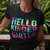 Hello Kindergarten Tie Dye Back To School Gift Shirt