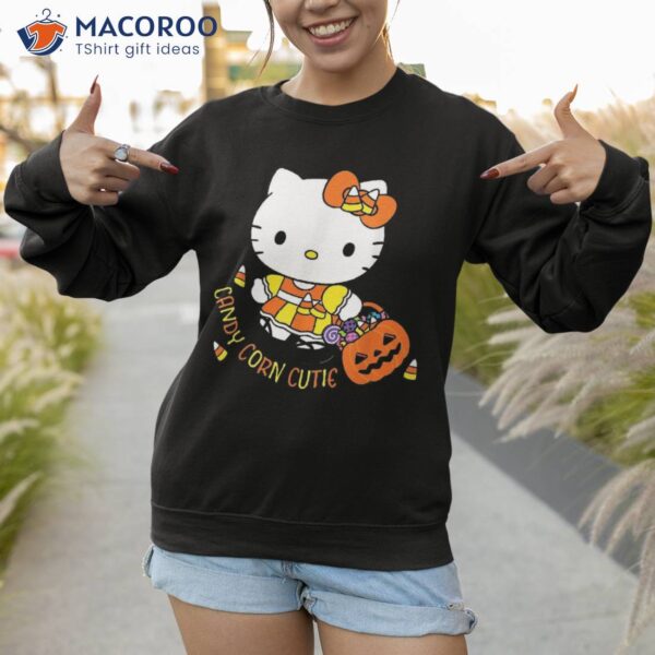 Hello Kitty Candy Corn Cutie Halloween Shirt