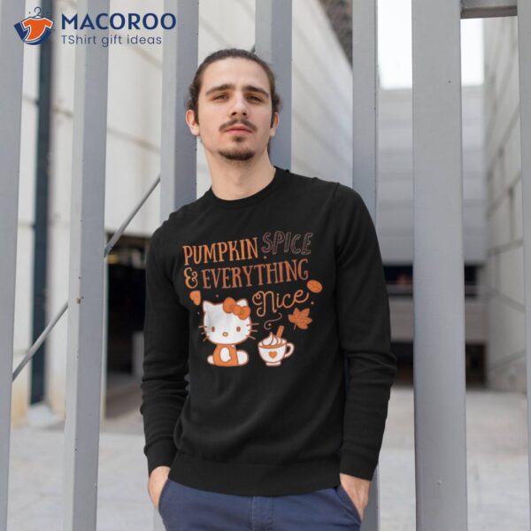 Hello Kitty Pumpkin Spice And Everything Nice Shirt
