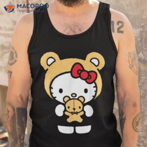 hello kitty teddy bear dress up shirt tank top