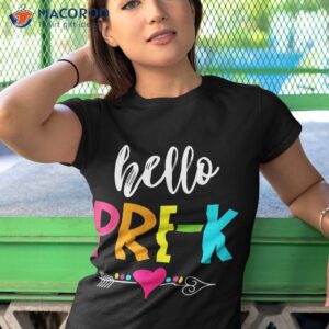 hello pre k tshirt back to school funny kids shirt tshirt 1