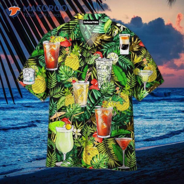 “hello Summer! Enjoy A Margarita Cocktail With Side Of Fruit And Don Your Hawaiian Shirts!”