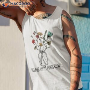 helping little minds grow back to school teacher shirt tank top 1