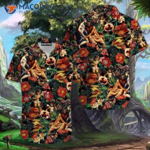 Hera And Zeus Garden Flowers Hawaiian Shirts