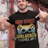 High School Unlocked Level Up Back To Shirt