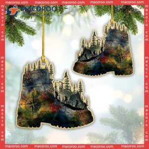 Hiking Boot-shaped Custom Christmas Acrylic Ornament