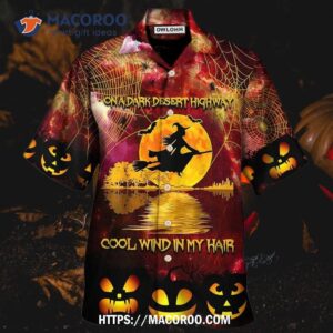hippie halloween on a dark desert highway cool wind in my hair witch hawaiian shirt 0