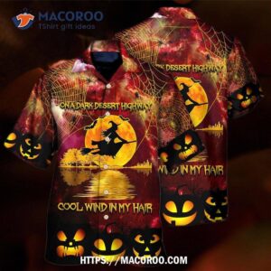 hippie halloween on a dark desert highway cool wind in my hair witch hawaiian shirt 2