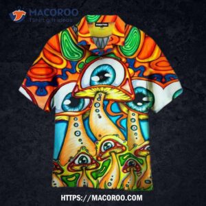Hippie Mushroom Hawaiian Shirt