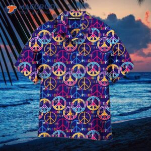 Hippie Peace Love Music Hawaiian Shirts