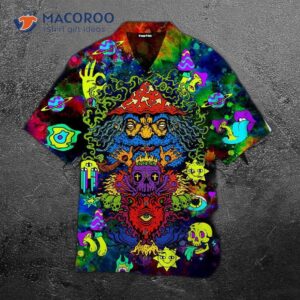 Hippie, Psychedelic, Colorful Hawaiian Shirts