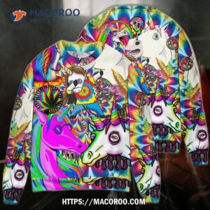 hippie unicorn dream for wonderland sweater ugly christmas sweaters 2