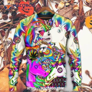hippie unicorn dream for wonderland sweater ugly christmas sweaters 6