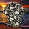 Hippy Bone Halloween Skull Peace Hawaiian Shirts