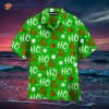 Ho, Ho! Christmas Is Coming And Here Comes The Patterned Green Hawaiian Shirts!