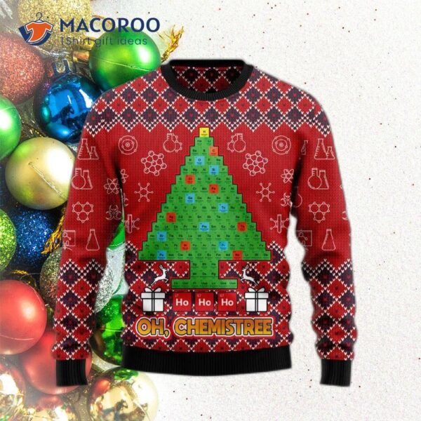 Ho-ho-ho! Oh, Chemistree Ugly Christmas Sweater!