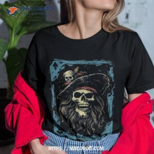 holloween pirate tarot card graphic tees for boys shirt halloween wedding gifts tshirt