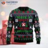Holly Volley Ugly Christmas Sweater Volleyball