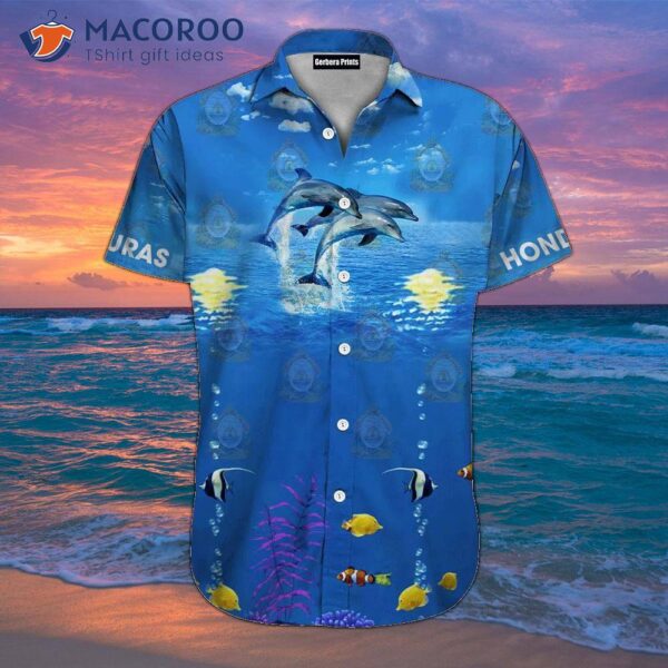 Honduran Blue Ocean Hawaiian Shirts