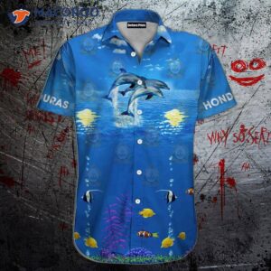 honduran blue ocean hawaiian shirts 1